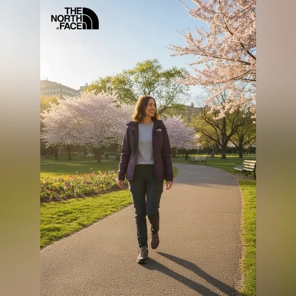 The North Face Deep Purple Outdoor Jacket - Picture 1 of 6